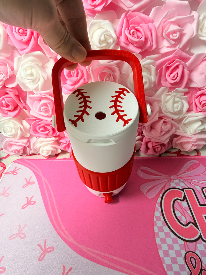 Can Cooler with sports lid and can tab opener