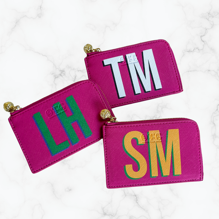 Card Case Hot Pink