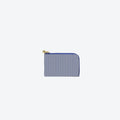Card Case Pinstripe Navy, front view