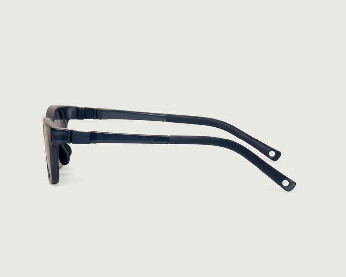 Blueberry::Casey Sunglasses rectangle Blue recycled polyester side