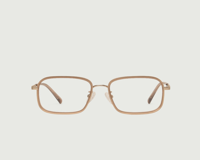Soybean::Cato Eyeglasses square Brown metal front