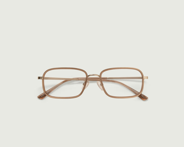 Soybean::Cato Eyeglasses square Brown metal top