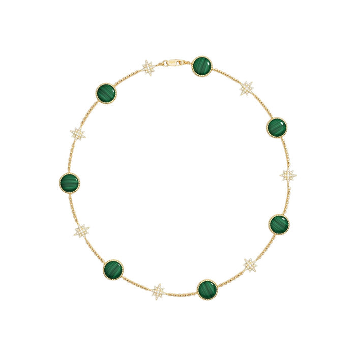 Célestine Peacoke Green Starburst Necklace