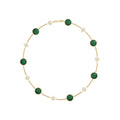 Célestine Peacoke Green Starburst Necklace