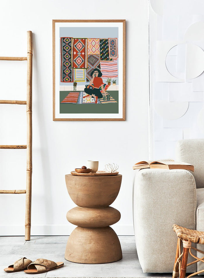 Ceyda Alasar - Bohemian Coffee Morning Art Print_Sugar & Canvas_Ceyda Alasar