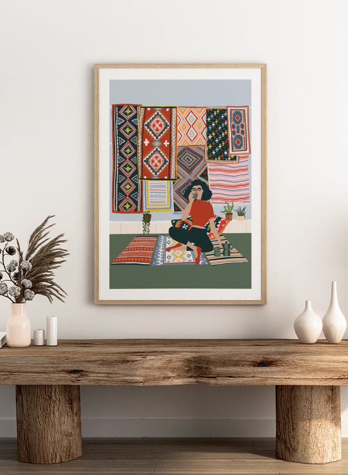 Ceyda Alasar - Bohemian Coffee Morning Art Print_Sugar & Canvas_Ceyda Alasar