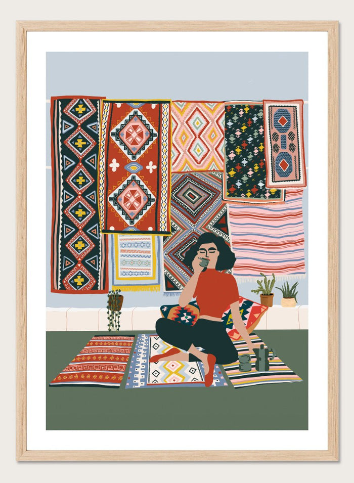 Ceyda Alasar - Bohemian Coffee Morning Art Print_Sugar & Canvas_Ceyda Alasar