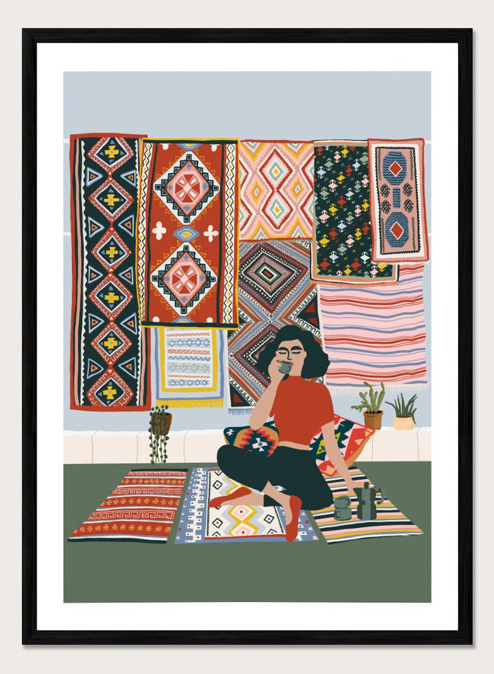Ceyda Alasar - Bohemian Coffee Morning Art Print_Sugar & Canvas_Ceyda Alasar