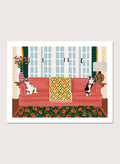 Ceyda Alasar - Playful Cats Living Room Art Print_Sugar & Canvas_Ceyda Alasar