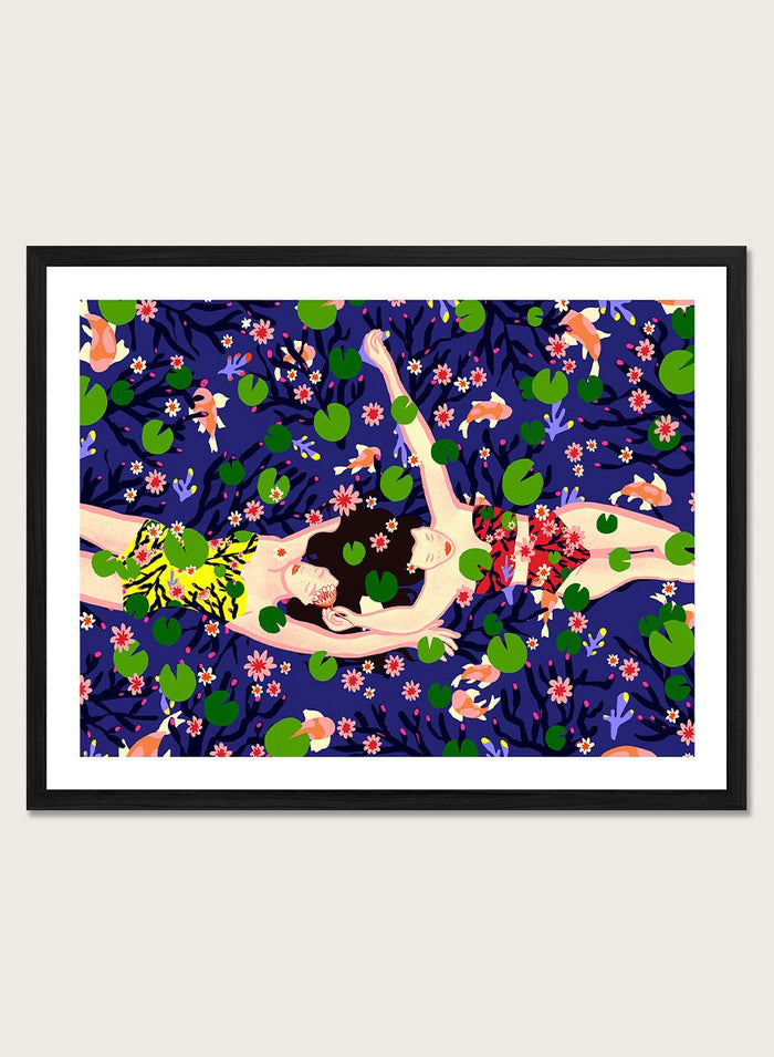 Ceyda Alasar - Serene Night Float Art Print_Sugar & Canvas_Ceyda Alasar