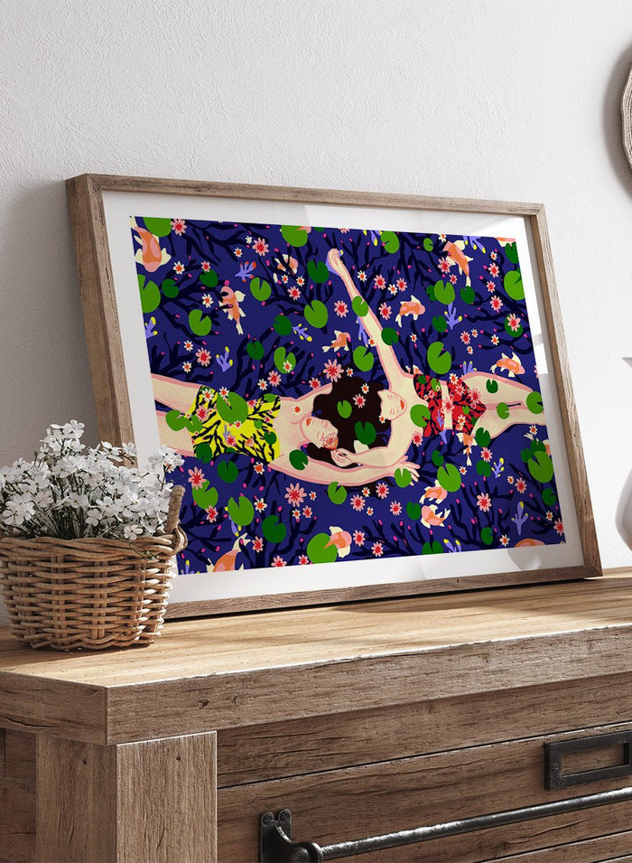 Ceyda Alasar - Serene Night Float Art Print_Sugar & Canvas_Ceyda Alasar
