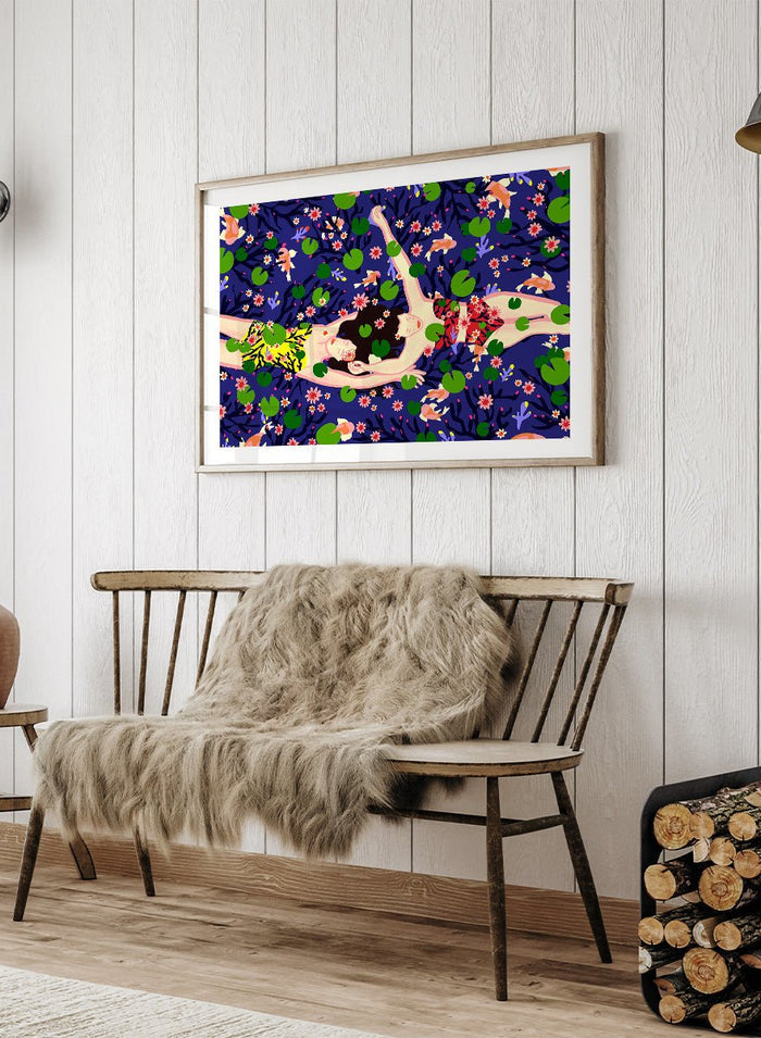 Ceyda Alasar - Serene Night Float Art Print_Sugar & Canvas_Ceyda Alasar