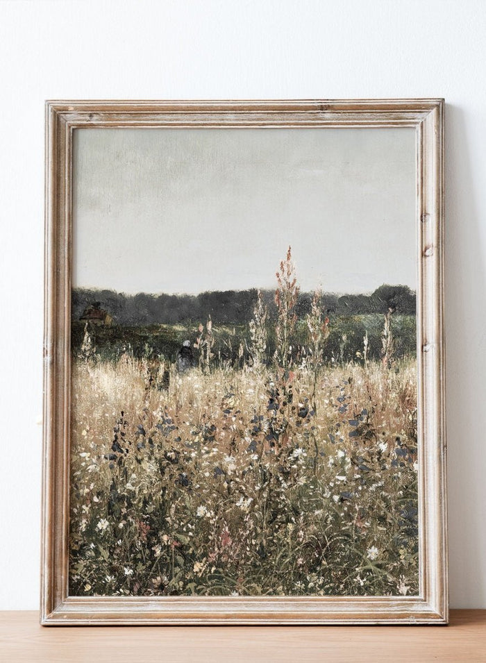 "Champ Fleuri" Art Print_Sugar & Canvas_Antoine Chintreuil