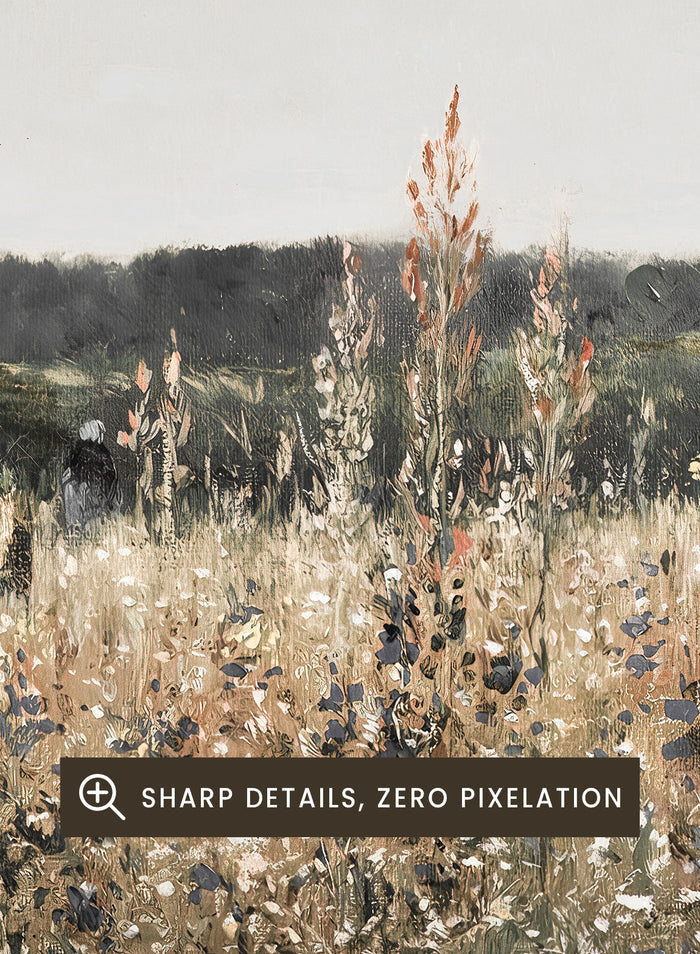 "Champ Fleuri" Art Print