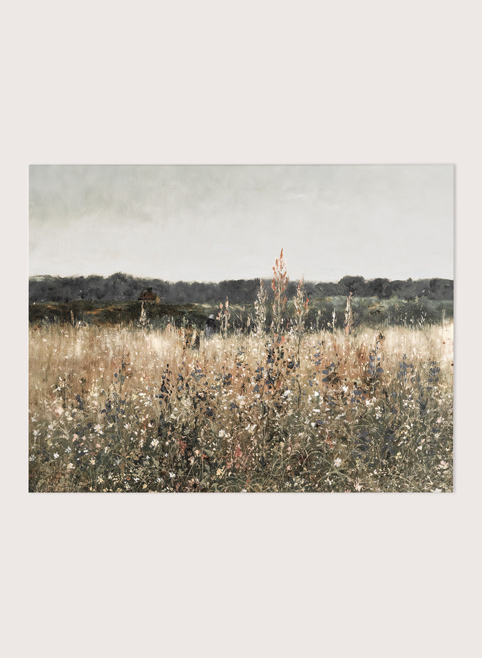 "Champ Fleuri" Art Print