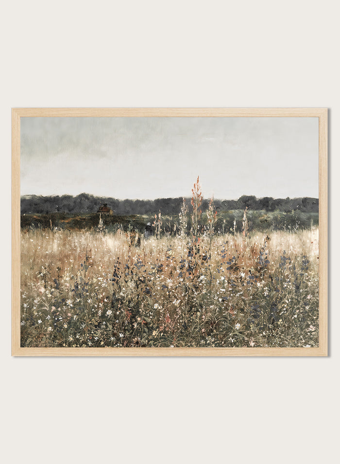 "Champ Fleuri" Art Print