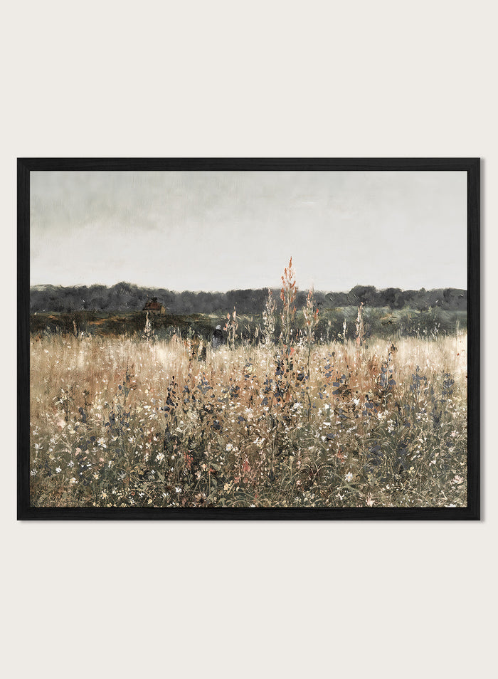 "Champ Fleuri" Art Print
