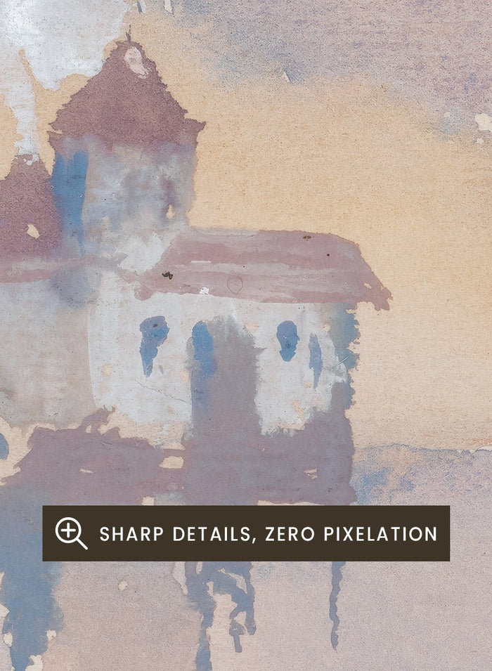 "Château de Chillon" Art Print_Sugar & Canvas_Hercules Brabazon Brabazon