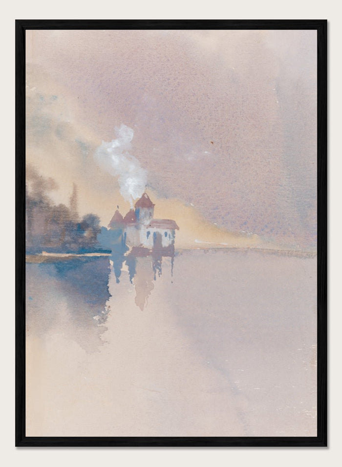 "Château de Chillon" Art Print_Sugar & Canvas_Hercules Brabazon Brabazon
