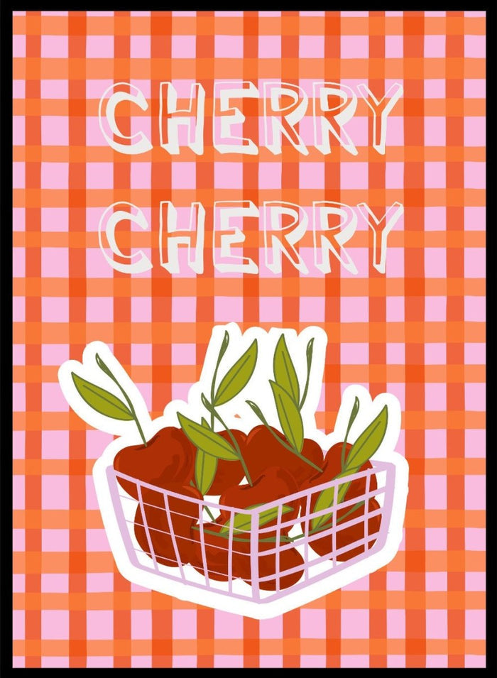 'Cherry Cherry' Aesthetic Art Print_Sugar & Canvas_Sugar & Canvas