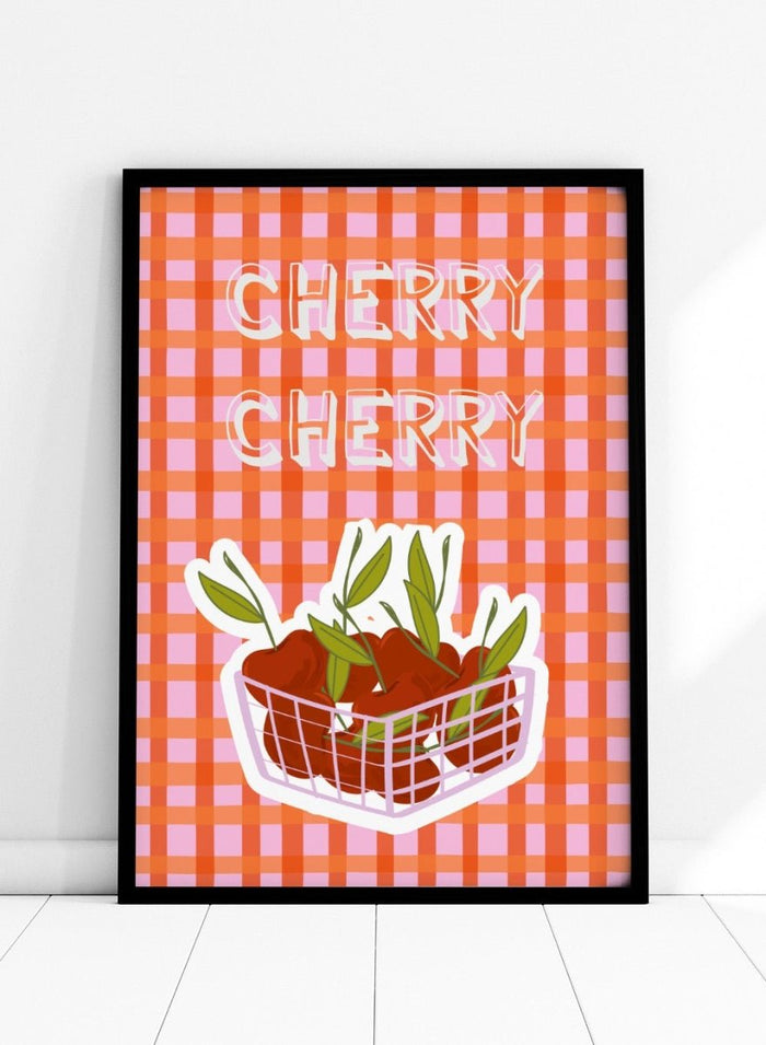 'Cherry Cherry' Aesthetic Art Print_Sugar & Canvas_Sugar & Canvas
