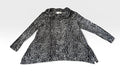Chico's Preowned great condition Size 0 (M) Black & grey Blouse