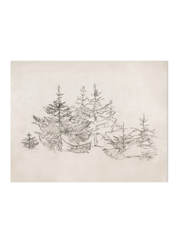 "Christmas Bomenbos" Art Print_Sugar & Canvas_Willem Wenckebach