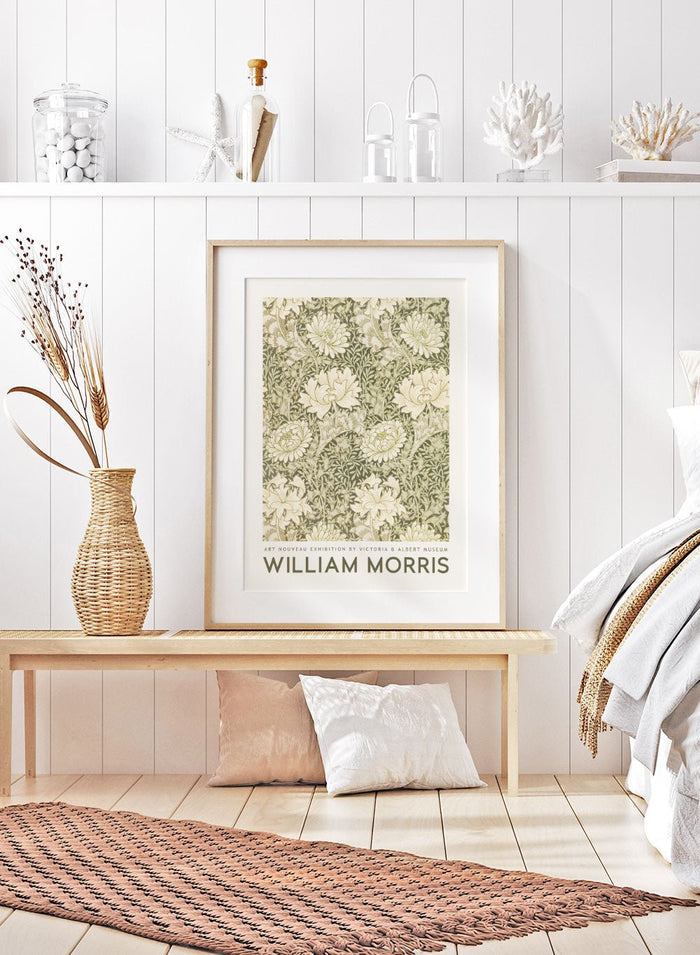 Chrysanthemum by William Morris Print_Sugar & Canvas