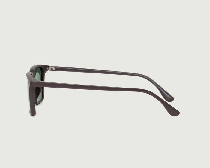 Brunette::Chuck Sunglasses square Brown recycled polyester side