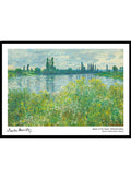 Claude Monet Banks of the Seine, Vétheuil 1880 Art Print_Sugar & Canvas_Claude Monet