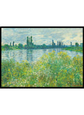 Claude Monet Banks of the Seine, Vétheuil 1880 Art Print_Sugar & Canvas_Claude Monet