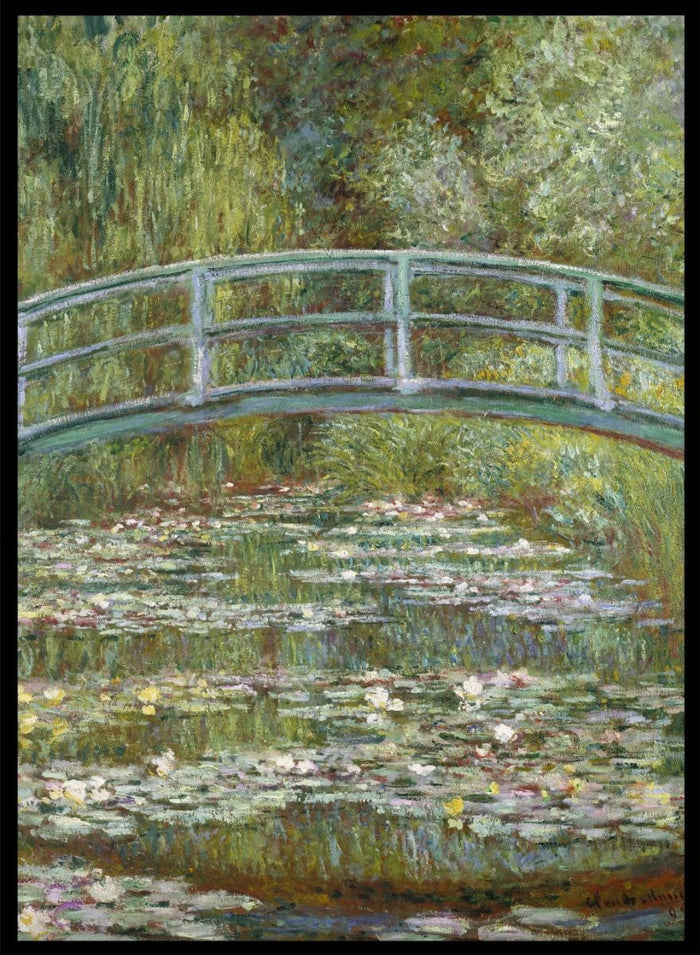 Claude Monet Bridge over a Pond of Water Lilies Art Print_Sugar & Canvas_Claude Monet