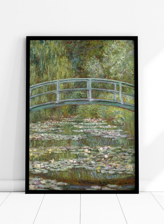 Claude Monet Bridge over a Pond of Water Lilies Art Print_Sugar & Canvas_Claude Monet