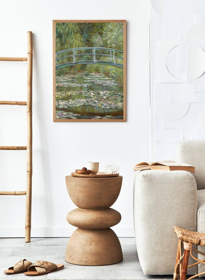 Claude Monet Bridge over a Pond of Water Lilies Art Print_Sugar & Canvas_Claude Monet