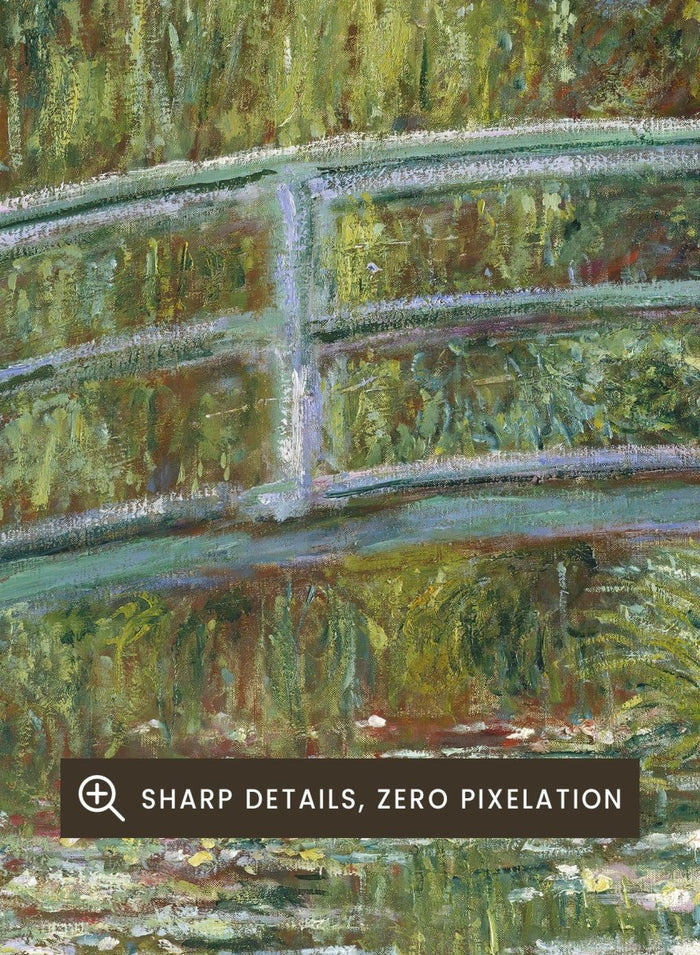 Claude Monet Bridge over a Pond of Water Lilies Art Print_Sugar & Canvas_Claude Monet