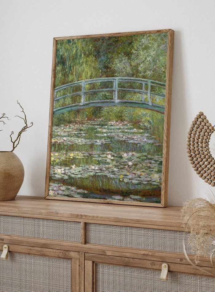 Claude Monet Bridge over a Pond of Water Lilies Art Print_Sugar & Canvas_Claude Monet