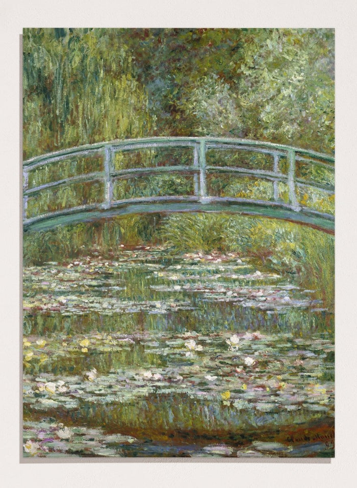 Claude Monet Bridge over a Pond of Water Lilies Art Print_Sugar & Canvas_Claude Monet