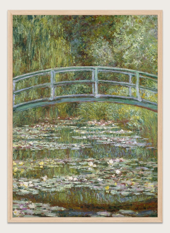 Claude Monet Bridge over a Pond of Water Lilies Art Print_Sugar & Canvas_Claude Monet