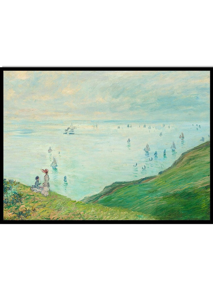 Claude Monet Cliffs at Pourville Art Print_Sugar & Canvas_Claude Monet