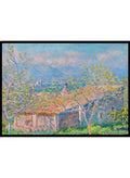 Claude Monet Gardener's House at Antibes Art Print_Sugar & Canvas_Claude Monet