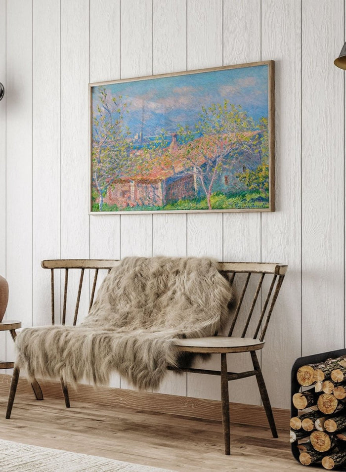Claude Monet Gardener's House at Antibes Art Print_Sugar & Canvas_Claude Monet
