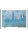 Claude Monet Houses of Parliament, London Art Print_Sugar & Canvas_Claude Monet