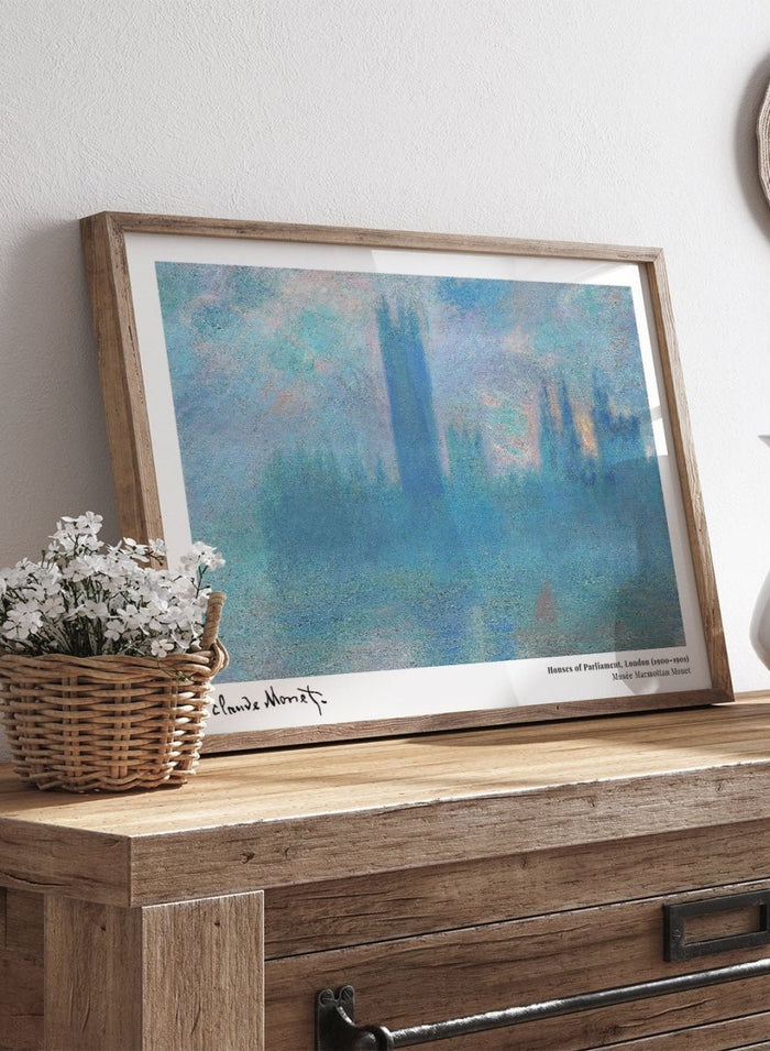 Claude Monet Houses of Parliament, London Art Print_Sugar & Canvas_Claude Monet