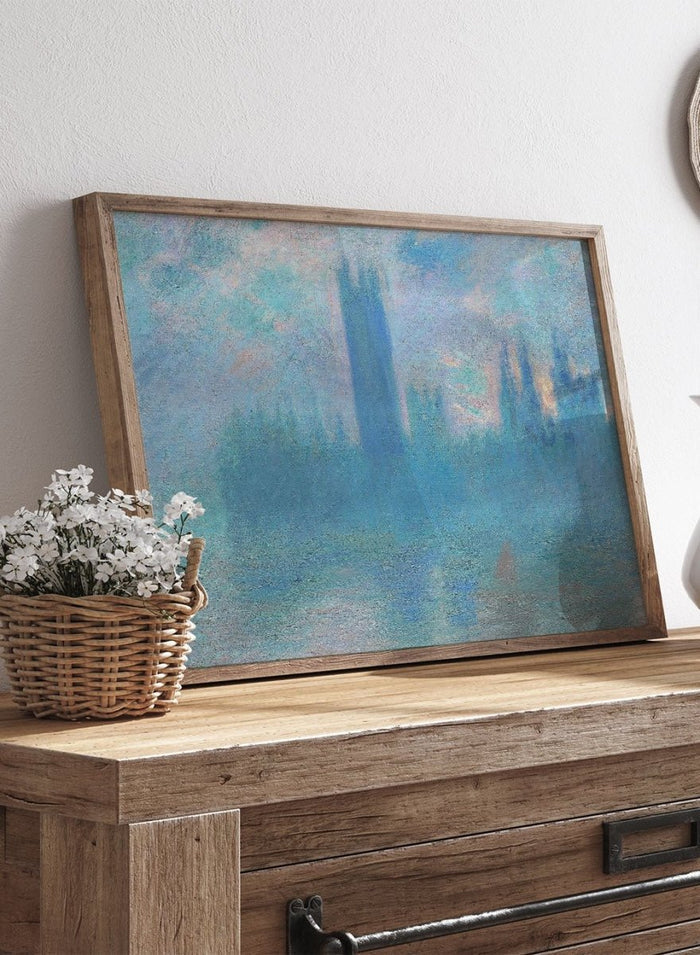 Claude Monet Houses of Parliament, London Art Print_Sugar & Canvas_Claude Monet