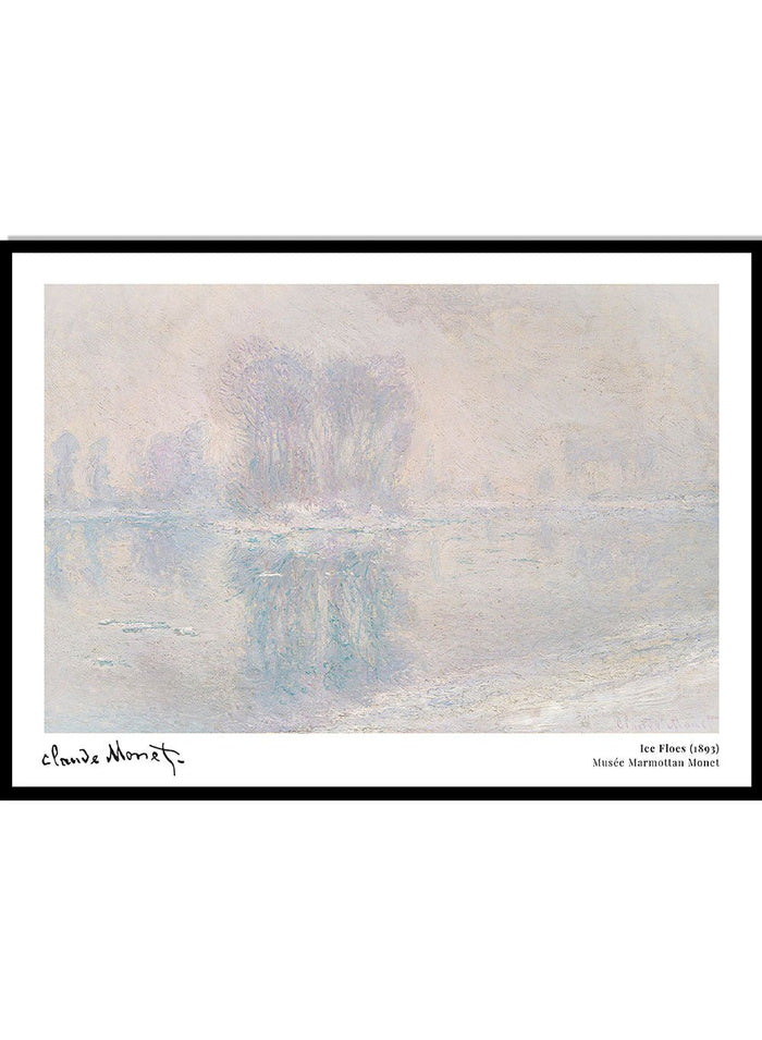 Claude Monet Ice Floes 1893 Art Print_Sugar & Canvas