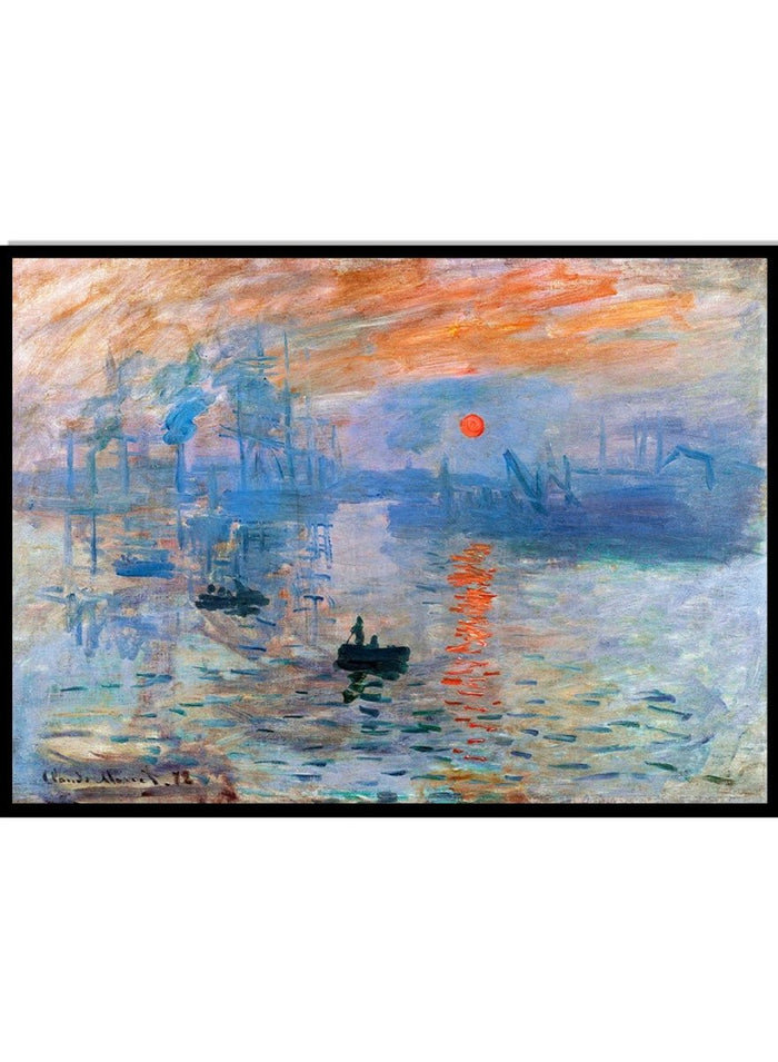Claude Monet Impression, Sunrise Art Print_Sugar & Canvas_Claude Monet