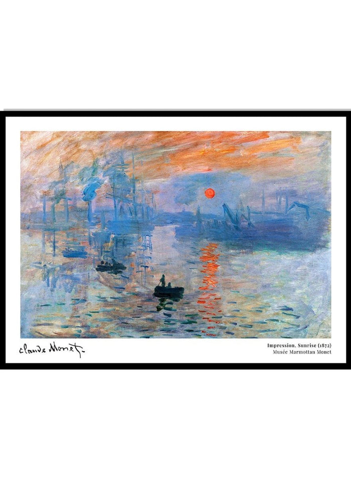 Claude Monet Impression, Sunrise Art Print_Sugar & Canvas_Claude Monet