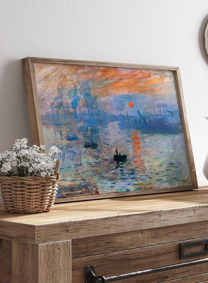Claude Monet Impression, Sunrise Art Print_Sugar & Canvas_Claude Monet