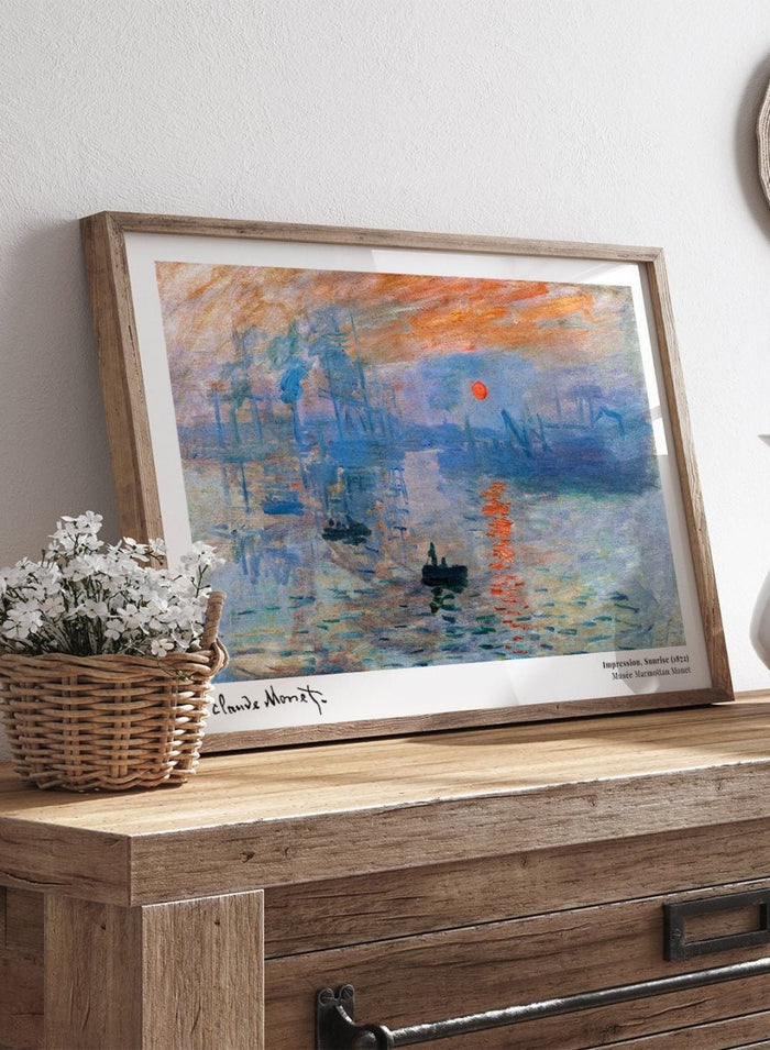Claude Monet Impression, Sunrise Art Print_Sugar & Canvas_Claude Monet