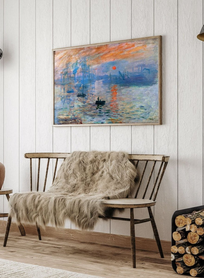 Claude Monet Impression, Sunrise Art Print_Sugar & Canvas_Claude Monet